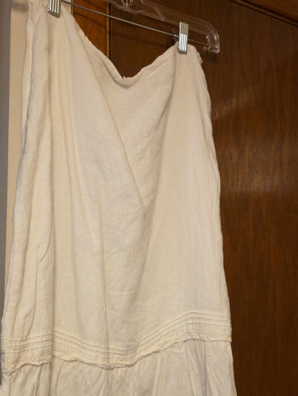 WORN ONCE Women's Light Cream Skirt